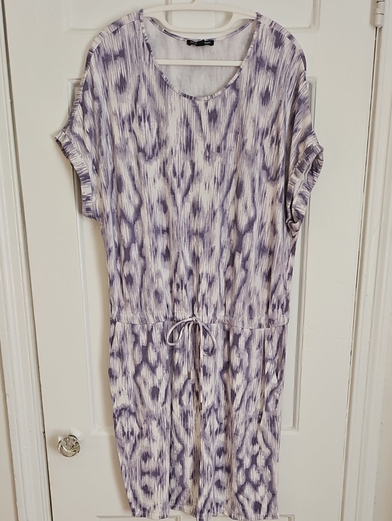 Hilary Radley Dresses & Skirts - Hilary Radley Light Purple Patterned Dress